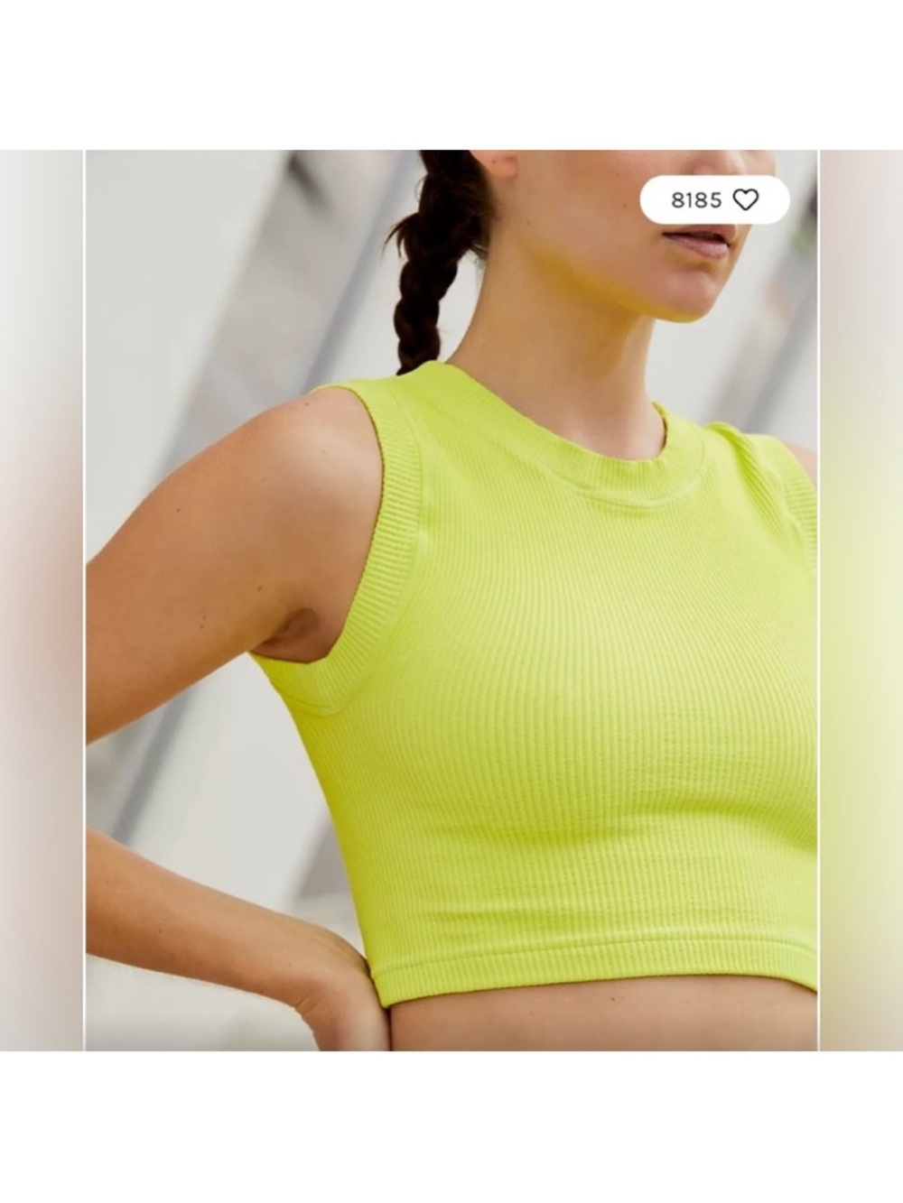 FP Movement Happiness Runs Muscle Tank Neon Yellow XS